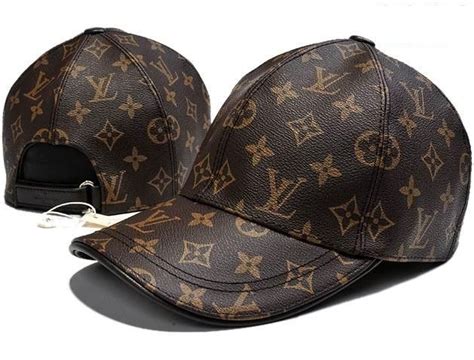 lv baseball cap|louis vuitton leather cap.